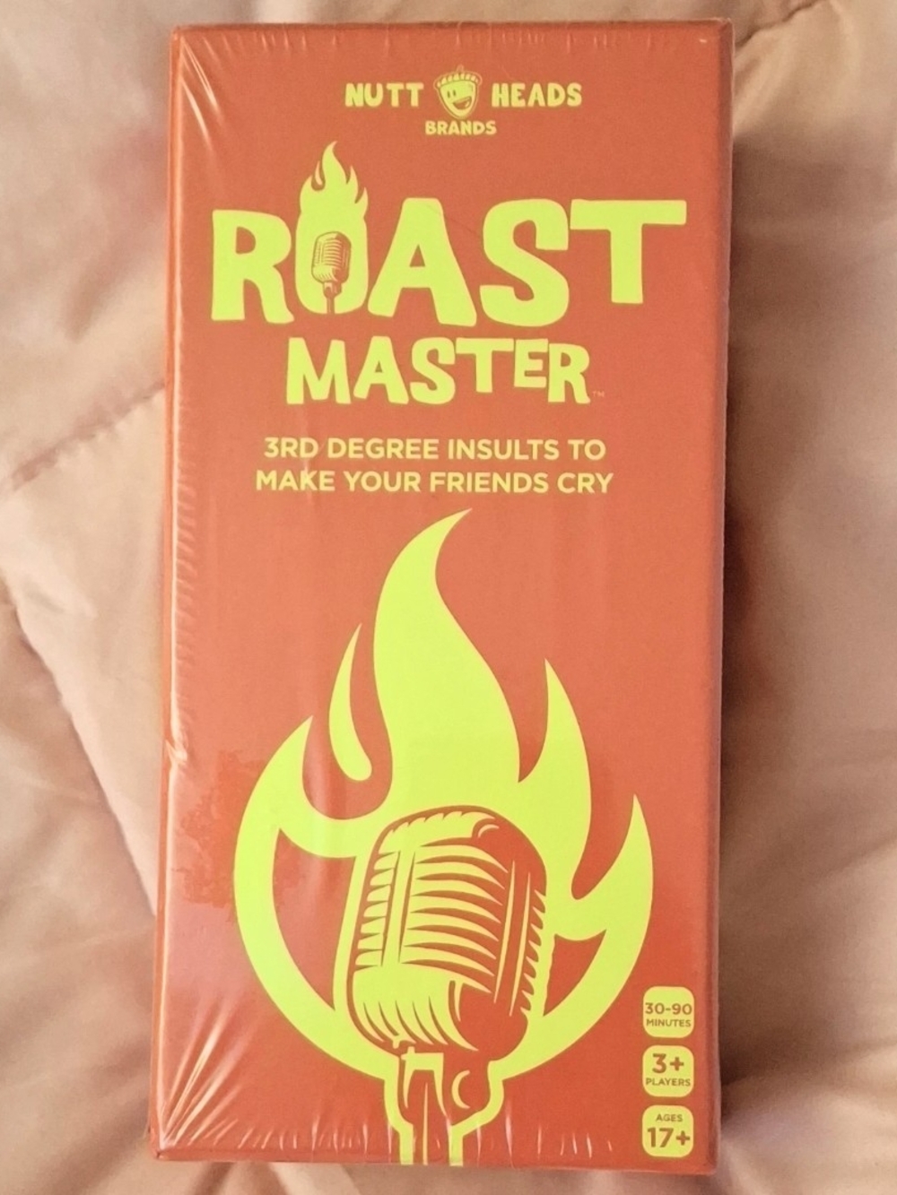 Nutt Heads Roast Master Party Game - Orange